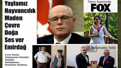 Emirdağ yaylaları siyanürlü altın arama isteği yüzünden ciddi tehlike altında.