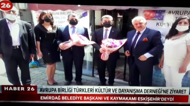 Emirdağ’ında büyük ses getiren Avrupa Platformumuza önemli ziyaretin basın haberleri…
