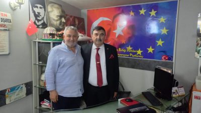 Avrupa Platformumuzu ziyarete gelen Gömü Belediye Başkanı HAKKI TEKİN ve ekibimizle birlikte yapmış olduğumuz ziyaretler..