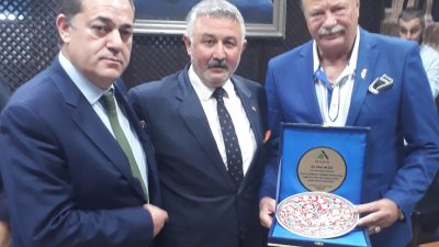 Başkanımız NURİ ALÇO ve Eskişehirspor eski başkanı HALİL ÜNAL ile birlikte…