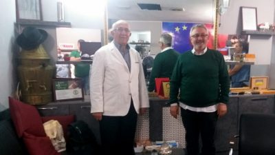 Eskişehir eski Tepebaşı Belediye Başkanı TACETTİN SARIOĞLU Avrupa Platformumuzu ziyaretleri..