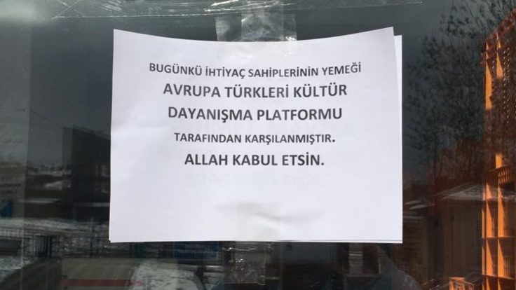 Avrupa platformu olarak bu soğuk kış günlerinde 2000 kişilik yemek dağıtarak pandemi sürecinde ihtiyaç sahiplerine ulaştırmaya çalıştık.