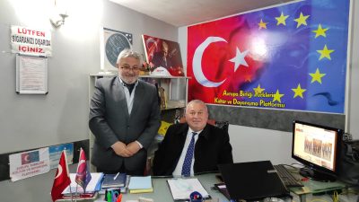 Avrupa Türkleri Platformumuzu ziyaret eden Ordu Demokrat Parti Milletvekili Sayın CEMAL ENGİNYURT ile birlikte başkanmız SEBAHATTİN TETİK görüşmesi…