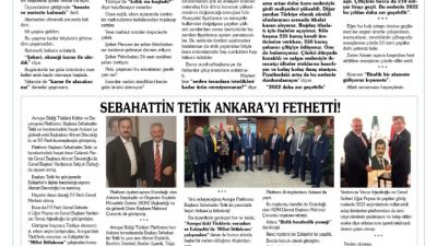 Ankara ziyaretimizden AHMET DAVUTOĞLU ve SELÇUK ÖZDAĞ ile ilgili haberlerimiz…