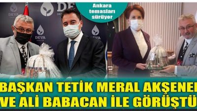 Ankara İYİ PARTİ ve DEVA PARTİSİ ziyaretlerimizin Türkiye ve Avrupa’ da ki basın haberleri…